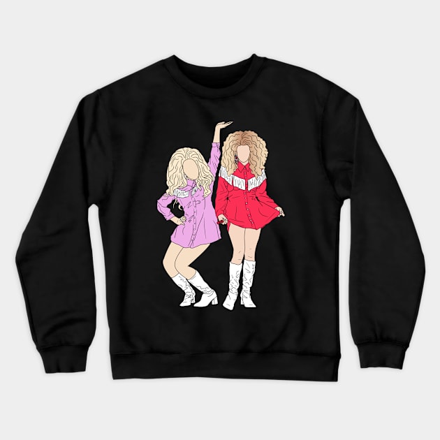 Trixie Mattel and Katya Zamoldchikova Crewneck Sweatshirt by doctorbihcraft